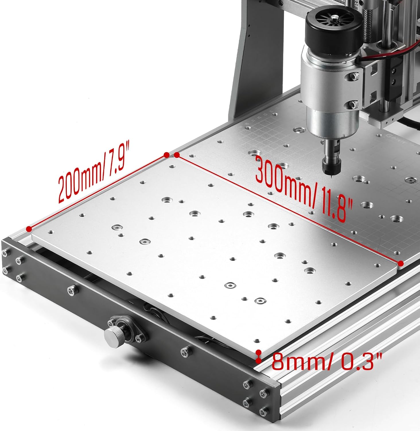 Genmitsu 3020-PRO MAX V2 CNC Router Machine with 3040 Extension Spoilboard P709505