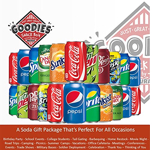 16 Soda Variety Bundle Multi Flavor Soft Drink Pack Z785957