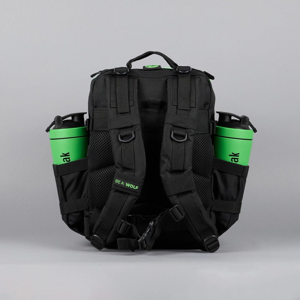 WOLFpak 25L Backpack Black Neon Green F56904